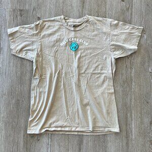 Unisex Red Eight Beige/Tan Short Sleeve Tshirt - L